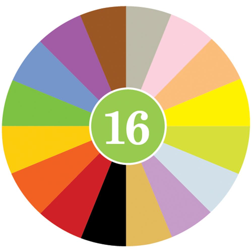 16 Color Crayon Rocks in Muslin Bag - Decorator's Warehouse